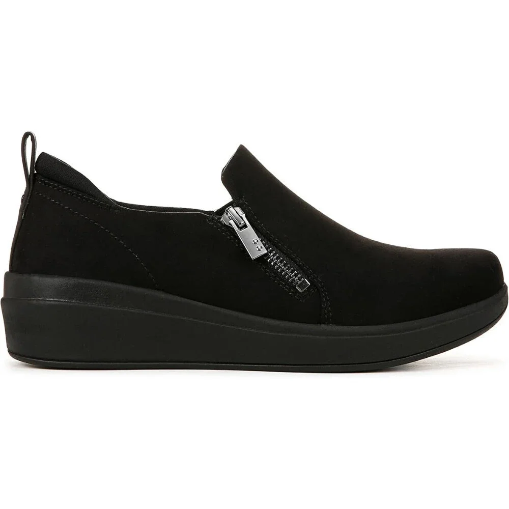 Ryka Luminous I8637F1002 Sneakers Women's 10 Black Slip On Walking Shoes GAL1068